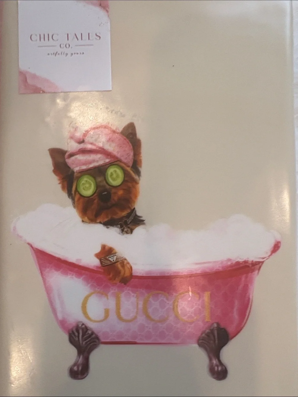 New Gucci Yorkie Ceramic Vase Home Decor